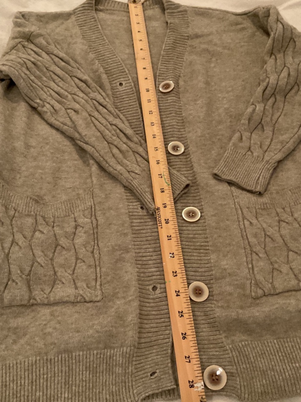 Soft green cardigan